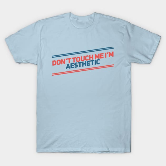 Don't Touch me I'm Aesthetic T-Shirt by GFX ARTS CREATIONS